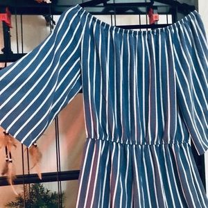 Off shoulder F21 romper